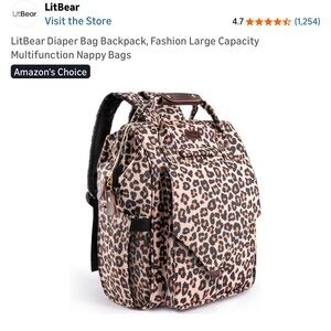 Leopard Print Women's Backpack